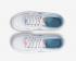 Nike Air Force 1 LV8 GS dubbele Swoosh wit arsenaal blauw roze CW1574-100