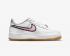 Nike Air Force 1 LV8 GS Różowy Glaze Biały Chile Czerwony Gumowy Jasnobrązowy DB4542-100