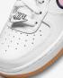Nike Air Force 1 LV8 GS Różowy Glaze Biały Chile Czerwony Gumowy Jasnobrązowy DB4542-100