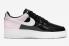 Nike Air Force 1 Low 07 Essential Pink Foam Sort Hvid DJ9942-600