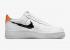 Nike Air Force 1 Low 07 Glitch Swoosh White Orange DV6483-100