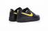 Nike Air Force 1 Low 07 LV8 Black Amarillo Yellow Swoosh AA4083-002