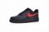 Nike Air Force 1 Low 07 LV8 黑色健身紅色大學休閒鞋 AA4083-011