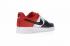Nike Air Force 1 Low 07 LV8 Black Toe Blanc Rouge Chaussures Pour Hommes 823511-603