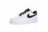 Nike Air Force 1 Low 07 LV8, weiße und schwarze Freizeit-Sneaker, 820266-101