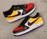 Nike Air Force 1 Low 07 Yellow White Black Mens Running Shoes 573488-063