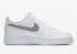 Nike Air Force 1 Low 3M Swoosh Blanc Argent Anthracite University Red CT2296-100