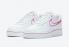 tênis Nike Air Force 1 Low Airbrush Summit branco rosa DD9683-100