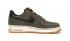 Nike Air Force 1 Low Athletic Shoes Olive Negro Marrón 488298-206