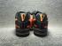 Nike Air Force 1 Low Black Orange Blaze Unisex Running Shoes 815711-991