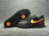 Nike Air Force 1 Low Black Orange Blaze Unisex Running Shoes 815711-991