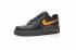 Nike Air Force 1 Low Noir Orange Chaussures de course pour hommes 820268-001