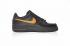 Nike Air Force 1 Low Black Orange Mens Running Shoes 820268-001