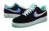 Nike Air Force 1 Low Nero Lucido Argento Verde Glow 488298-080