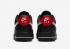 나이키 에어포스 1 로우 브러시스트로크 스우시 블랙 유니버시티 레드 DA4657-001,신발,운동화를