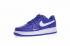 Nike Air Force 1 Low Chaussures Casual Deep Royal Bleu Blanc 820266-406