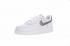 Nike Air Force 1 Low Casual Shoes Summit White Silver Metallic 314219-128