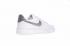 Nike Air Force 1 Low Casual Shoes Summit Hvid Sølv Metallic 314219-128