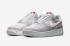 Nike Air Force 1 Low Crater Flyknit Wolf Gris Pure Platinum Gym Rojo DC4831-002