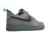 Nike Air Force 1 低筒 Swoosh 灰色藍色淺黑色煙霧照片 DO6709-002