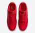 Nike Air Force 1 Low Cut Out Swoosh Rouge Noir Chaussures CZ7377-600