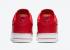 Nike Air Force 1 Low Cut Out Swoosh Rouge Noir Chaussures CZ7377-600