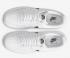 sapatos Nike Air Force 1 Low Cut Out Swoosh Branco Preto CZ7377-100