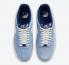 Sepatu Nike Air Force 1 Low Dusty Blue Suede White Black DH0265-400