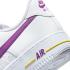 Nike Air Force 1 Low EMB Lakers White Bold Berry Speed Yellow FJ4209-100