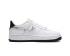 Nike Air Force 1 Low GS Daisy White Black Yellow Shoes CW5859-100