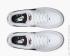 buty do biegania Nike Air Force 1 Low GS białe czarne Team Orange 596728-182