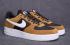 Nike Air Force 1 Low Golden Tan Bianco Velluto Marrone 488298-207