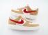 Nike Air Force 1 Low Jersey Gold Sport Rouge-Blanc Chaussures de course 488298-701