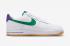 Nike Air Force 1 Low Joker White Court สีม่วงสีเขียวเสียง DO1156-100