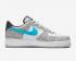 Nike Air Force 1 Low Leopard Pure Platinum Particle Grey Lichtblauw Fury DJ6192-001