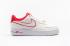 Nike Air Force 1 Low Lux Blanco Rojo Zapatos para mujer 898889-101