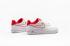 Nike Air Force 1 Low Lux Blanc Rouge Chaussures Pour Femmes 898889-101