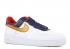 Nike Air Force 1 Low Navy Blanc Midnight Gold Metallic 317295-171