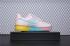 Nike Air Force 1 Low Pink Blue Yellow Crystal Bottom Womens Casual Shoes 596728-020
