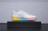 Nike Air Force 1 alacsony rózsaszín, kék, sárga, kristály alsó női alkalmi cipőt 596728-020