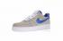 Nike Air Force 1 Low Pony White Blue Metallic Croc AO8111-100