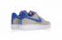 Nike Air Force 1 Low Pony White Blue Metallic Croc AO8111-100