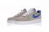 Nike Air Force 1 Low Pony White Blue Metallic Croc AO8111-100