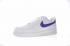 Nike Air Force 1 Low Premium White Court Purple Sneakers AQ3374-995