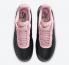 Nike Air Force 1 Low Quilted Heel Schwarz Pink Schuhe CJ1629-001