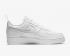 Nike Air Force 1 lage reflecterende Swoosh Core witte schoenen CV3039-100