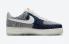 Nike Air Force 1 Low Sashiko Navy Blue White Metallic Gold DD5401-492
