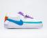 Nike Air Force 1 Low Shadow Blanc Violet Vert Chaussures AO1222-200