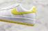 Nike Air Force 1 Low Summit Branco Brilhante Amarelo Sapatos AH0287-100