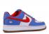 Nike Air Force 1 Low Supreme I O Bronx Blue Vibrant Challenge White Red 318931-400